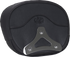 MUSTANG Deluxe Sissy Bar Pad - Diamond - Black Stitch - FLT/FLH '23-'25 88450