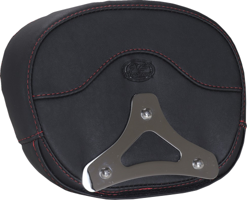 MUSTANG Deluxe Sissy Bar Pad - Diamond - Dark Cherry Stitch - FLT/FLH '23-'25 88450DC