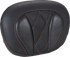 MUSTANG Deluxe Sissy Bar Pad - Diamond - Mandarin Orange Stitch - FLT/FLH '23-'25 88450MO