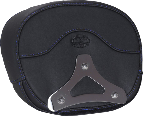 MUSTANG Deluxe Sissy Bar Pad - Diamond - Sky Blue Stitch - FLT/FLH '23-'25 88450SB