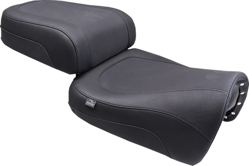 MUSTANG Adventure Touring Seat - Vinyl - Black - Pan America '21-'25 84810
