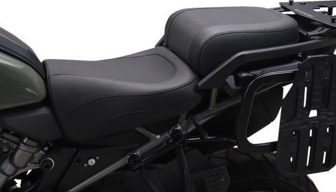 MUSTANG Adventure Touring Seat - Vinyl - Black - Pan America '21-'25 84810