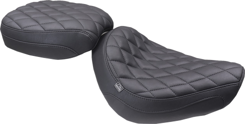 MUSTANG Tripper™ Passenger Seat - Diamond - Black Stitch - Honda Rebel '17-'25 84005