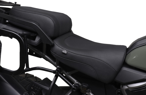 MUSTANG Adventure Touring Seat - Vinyl - Black - Pan America '21-'25 84810