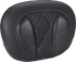 MUSTANG Deluxe Sissy Bar Pad - Diamond - Gunmetal Stitch - FLT/FLH '23-'25 88450GM