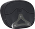 MUSTANG Deluxe Sissy Bar Pad - Diamond - Gunmetal Stitch - FLT/FLH '23-'25 88450GM