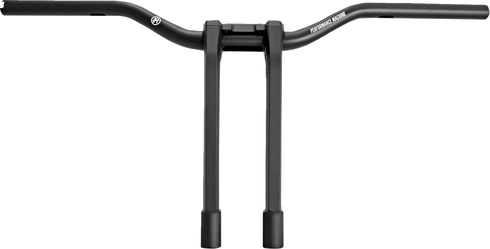 PERFORMANCE MACHINE (PM) Phatbar & Riser Kit - Internal Wiring/Gauge Mount Holes - 11-1/2" - Black Ops 0208-2197M-SMB