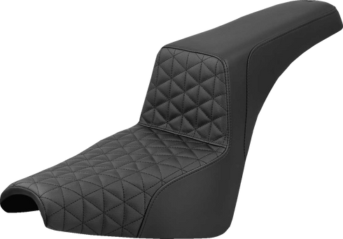 SADDLEMEN Step-Up Seat - Tri-Gripper - Black - FXBB/FXST '18-'25 818-30-179