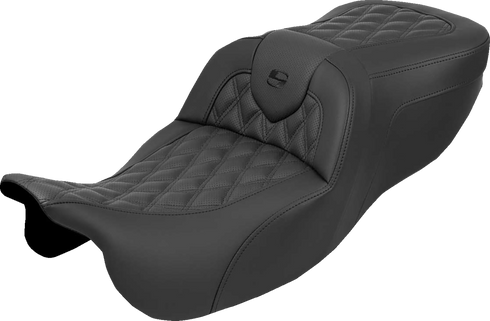 SADDLEMEN Roadsofa™ Seat - without Backrest - Lattice Stitch - FLRT/FLTRT '15-'25 815-07-182