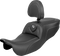 SADDLEMEN Roadsofa™ Seat - with Backrest - Carbon Fiber - FLRT/FLTRT '15-'25 815-07-185BR