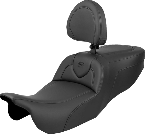 SADDLEMEN Roadsofa™ Seat - with Backrest - Plain - FLRT/FLTRT '15-'25 815-07-187BR