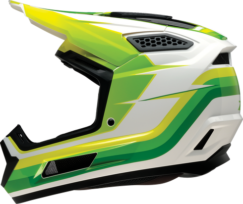 Z1R Dirt Maxx Helmet - Vortex - White/Green - 2XL 0110-9369