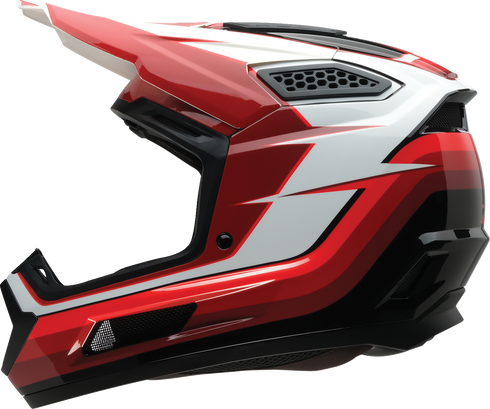 Z1R Dirt Maxx Helmet - Vortex - Red/White - Large 0110-9337