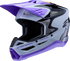 ALPINESTARS Youth SM3 Helmet - Jettson - Glosss Black/Gray/Purple - Large 8303226-9277-YL