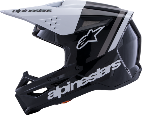 ALPINESTARS SM3 Helmet - Radium - Gloss Black/White/Gray - XS 8300826-1546-XS