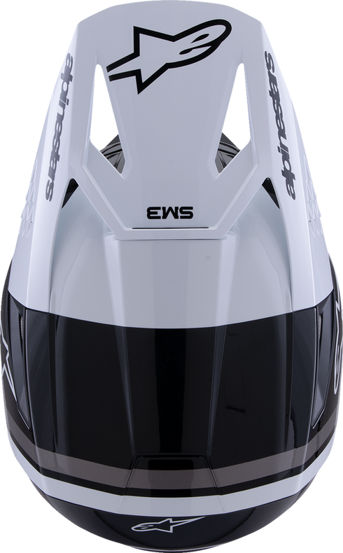 ALPINESTARS SM3 Helmet - Radium - Gloss Black/White/Gray - XS 8300826-1546-XS