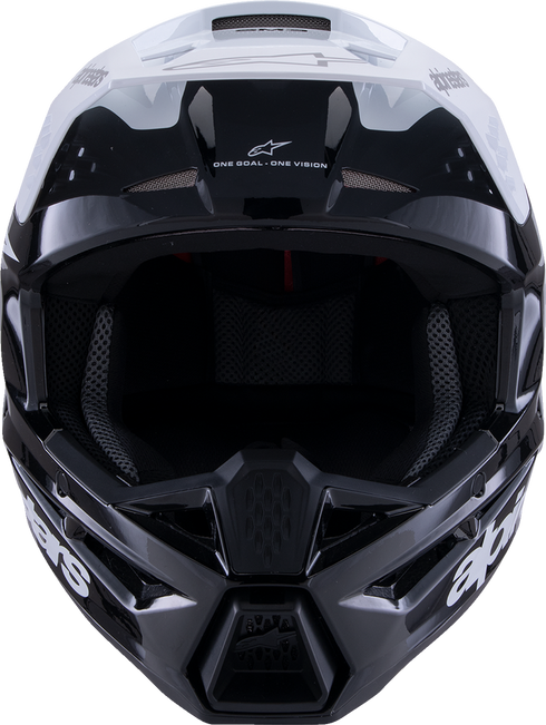 ALPINESTARS SM3 Helmet - Radium - Gloss Black/White/Gray - Medium 8300826-1546-M