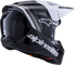 ALPINESTARS SM3 Helmet - Radium - Gloss Black/White/Gray - 2XL 8300826-1546-XXL