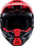 ALPINESTARS SM3 Helmet - Radium - Gloss Black/Red Fluo/White - Small 8300826-1553-S