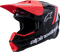 ALPINESTARS SM3 Helmet - Radium - Gloss Black/Red Fluo/White - 2XL 8300826-1553-XXL