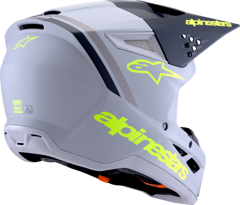 ALPINESTARS SM3 Helmet - Radium - Matte Gray/Black/Yellow Fluo - Medium 8300826-9510-M