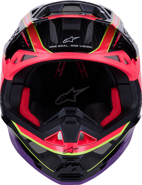 ALPINESTARS Supertech M10 Helmet - MIPS? - Era - Gloss Pink/Violet/Yellow Fluo - XS 8301223-3145-XS