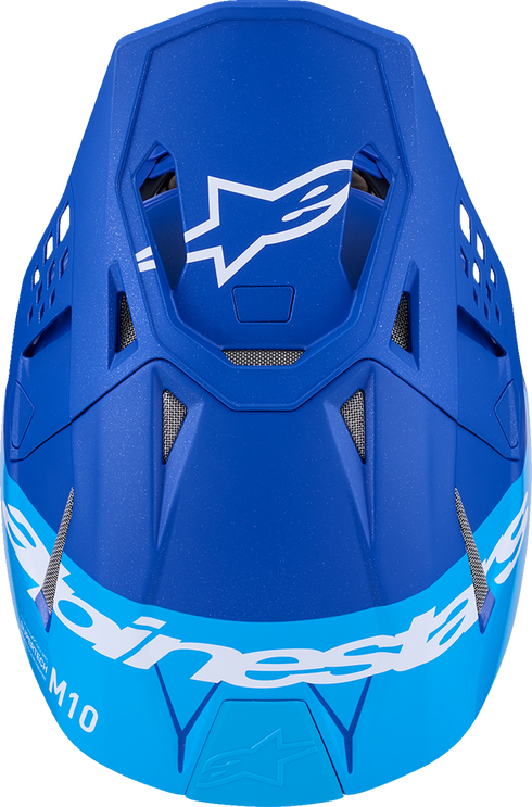 ALPINESTARS Supertech M10 Helmet - Flood - MIPS? - Blue/Black Carbon - XL 8301023-7282-XL