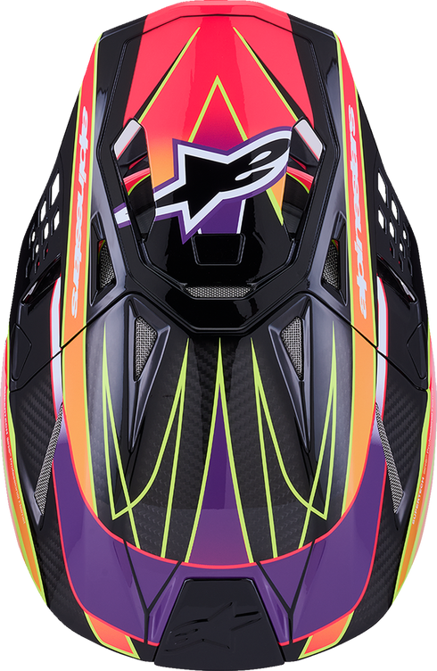ALPINESTARS Supertech M10 Helmet - MIPS? - Era - Gloss Pink/Violet/Yellow Fluo - Small 8301223-3145-S