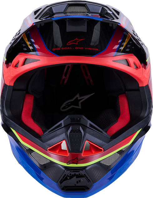 ALPINESTARS Supertech M10 Helmet - MIPS? - Era - Gloss Blue/Red/Yellow Fluo - 2XL 8301223-7356-XXL