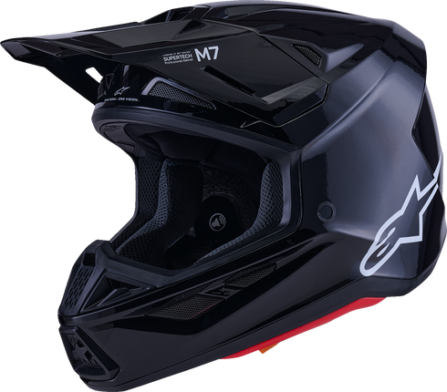 ALPINESTARS SM7 Helmet - Solid - Gloss Black - Small 8301426-1180-S