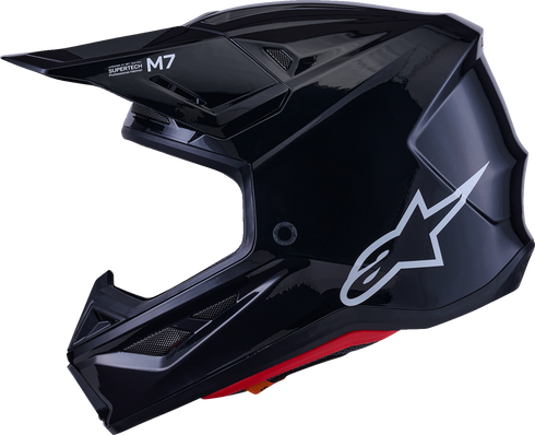 ALPINESTARS SM7 Helmet - Solid - Gloss Black - XS 8301426-1180-XS