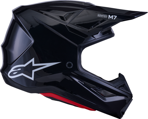 ALPINESTARS SM7 Helmet - Solid - Gloss Black - Small 8301426-1180-S