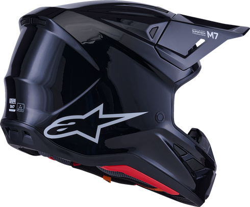 ALPINESTARS SM7 Helmet - Solid - Gloss Black - Small 8301426-1180-S