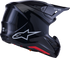 ALPINESTARS SM7 Helmet - Solid - Gloss Black - Medium 8301426-1180-M