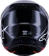 ALPINESTARS SM7 Helmet - Solid - Gloss Black - XL 8301426-1180-XL