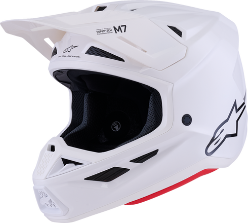 ALPINESTARS SM7 Helmet - Solid - Gloss White - Medium 8301426-2180-M