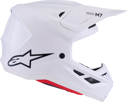 ALPINESTARS SM7 Helmet - Solid - Gloss White - Medium 8301426-2180-M