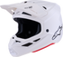 ALPINESTARS SM7 Helmet - Solid - Gloss White - XL 8301426-2180-XL