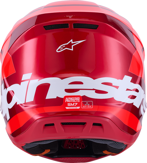 ALPINESTARS SM7 Helmet - Core - Gloss Red - Large 8301826-3127-L