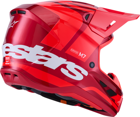 ALPINESTARS SM7 Helmet - Core - Gloss Red - Small 8301826-3127-S