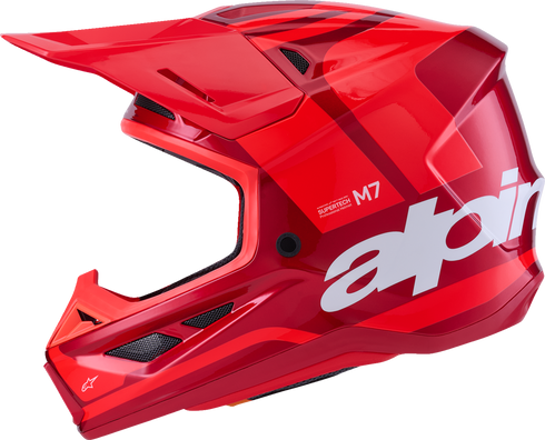 ALPINESTARS SM7 Helmet - Core - Gloss Red - 2XL 8301826-3127-XXL