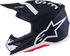 ALPINESTARS SM7 Helmet - Dasher - Matte Black/White - XS 8302226-1121-XS