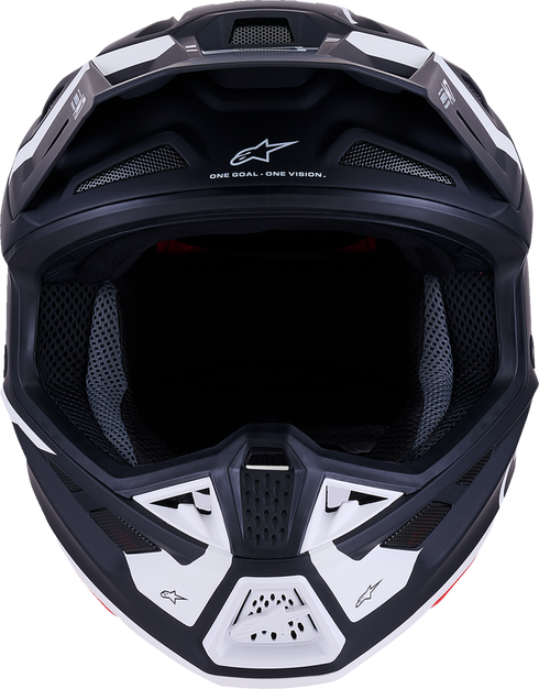 ALPINESTARS SM7 Helmet - Dasher - Matte Black/White - Small 8302226-1121-S