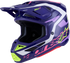 ALPINESTARS SM7 Helmet - Deed - Gloss Purple/Pink - Large 8302426-3142-L