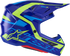 ALPINESTARS SM7 Helmet - Deed - Gloss Blue/Yellow Fluo - Medium 8302426-7253-M