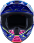 ALPINESTARS SM7 Helmet - Cast - Gloss/Blue/Pink/Yellow Fluo - Large 8302626-7254-L