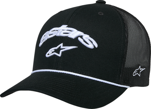 ALPINESTARS ALPINESTARS Agree Trucker Hat - Black/Black 1235-81460-1010-OS - 2501-4438