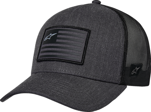 ALPINESTARS ALPINESTARS Flag Snapback Hat - Heather Charcoal/Black 1211-81013-1910-OS - 2501-4454