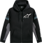 ALPINESTARS ALPINESTARS Esemex Zip Hoodie - Black/Charcoal - Large 1235-53200-1018-L - 3050-7156