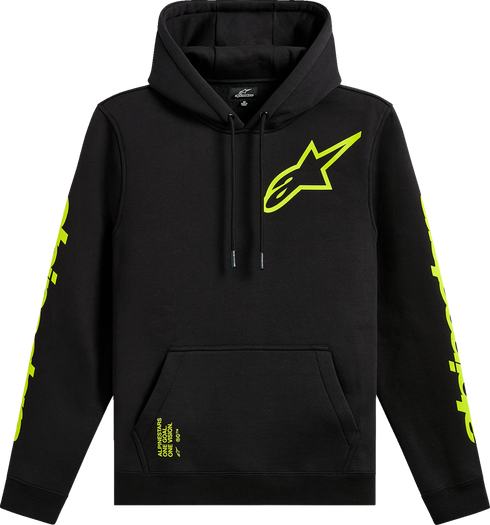 ALPINESTARS ALPINESTARS Triple Pullover Hoodie - Black - Large 1235-51405-10-L - 3050-7202